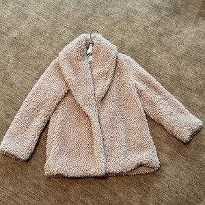 Somedays Lovin Tan Sherpa Coat
